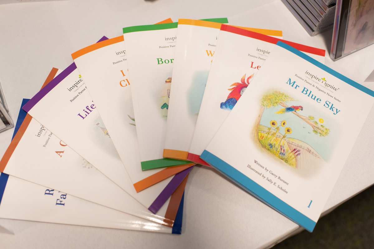 Are you struggling with what to buy for a child this Christmas? Our set of 8 books make an ideal gift - suitable for Primary age children, they cover mental health &amp; wellbeing themes, told through our fun characters. Just £14.99 for the set, order here - inspireignite.co.uk/newshop/