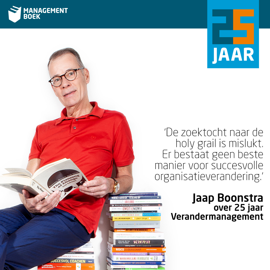 Wat heeft 25 jaar verandermanagement ons gebracht? Hoogleraar @jaapboonstra komt tot een schokkende conclusie: bit.ly/2JBlRij Ter gelegenheid van ons 25-jarig jubileum vroegen wij tien experts wat er in hun vakgebied veranderd is in de afgelopen 25 jaar.