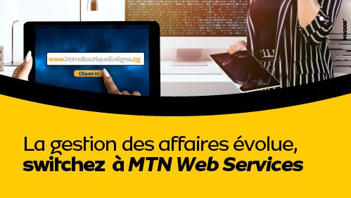 MTNBusinessCG's tweet image. Créez et gérez tous vos services web au même endroit grâce à MTN Web Services. 
1⃣Domaine + hébergement accessibles
2⃣Nom de domaine en .cg
3⃣Paiement en local avec MoMo
Switchez dès aujourd&apos;hui à MTN Web services en suivant ce lien bit.ly/3owl0OA #ServicesWeb #business