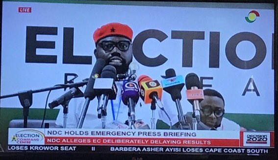 kingwisezz's tweet photo. Kwadwo Sheldon dey do press conference for the NDC but he dey online dey support the NPP 

We’ve seen you all😂😂😂😂😂 https://t.co/TTPZqkHyOo