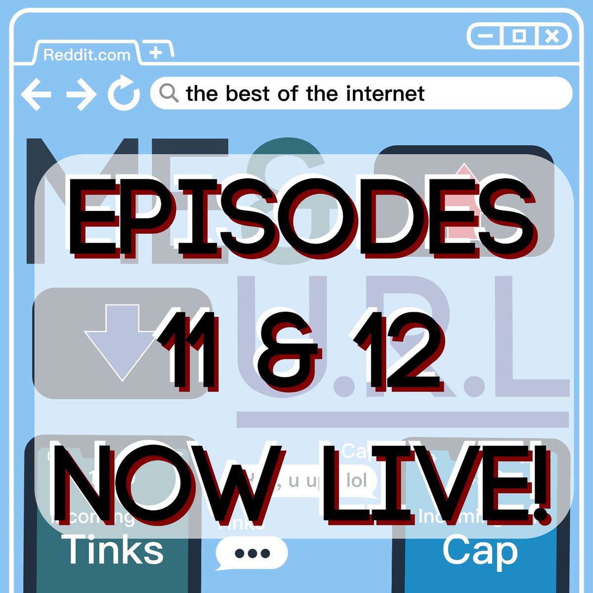 MeAndURL's tweet image. 🚨 EPISODES 11 &amp;amp; 12 NOW LIVE 🚨 
Get stuck into this episode double bill! Jammed packed with Reddit goodness, stupid jokes and strangers’ tales of woe. Available on your favourite podcast platform (link in our bio).