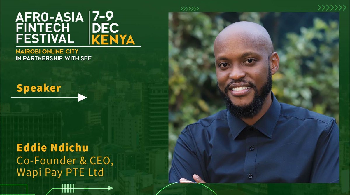 AfroAsiaFintech's tweet photo. December 8, Fintech People and Ecosystem Summit
Catch our Founder Stories session at 12.30pm EAT
Moderated by Kennedy Komba, Director, Strategy &amp; Financial Inclusion Policy, AFI
https://t.co/RNMqwBhvoO
#AfroAsiaFintechFestival  #SGFinTechFest https://t.co/5pjeG47Yyi