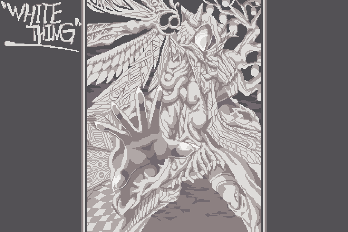 【白き者】
#pixelart #ドット絵 