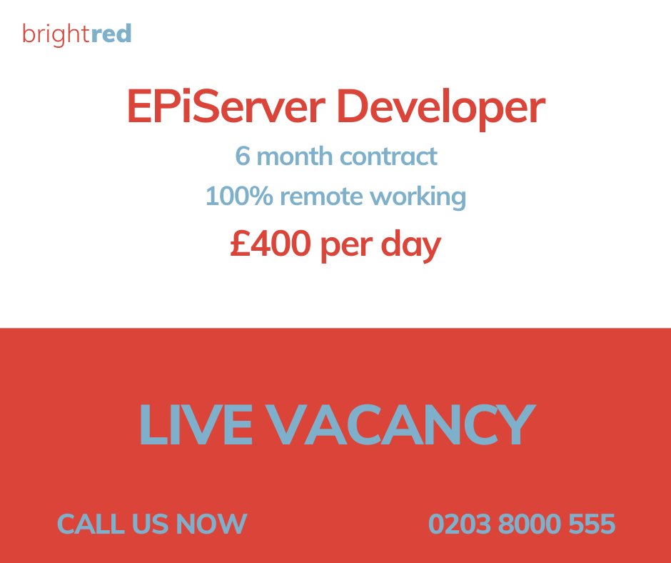 Brightred_Rec's tweet photo. #episerver #.net #c# #asp.net #react #angular #teambrightred https://t.co/Vd4aQExnaG