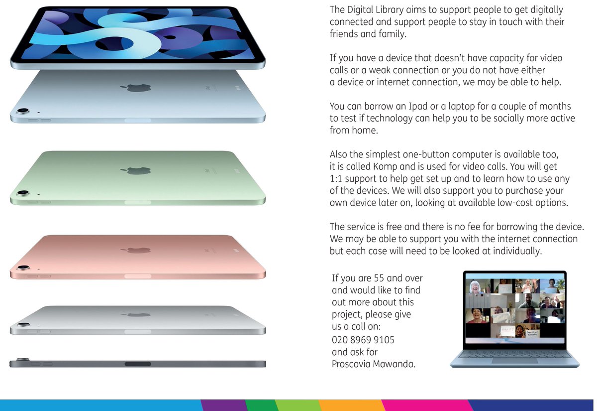 We are conducting our lives online more than ever but many people over 65 have never used the internet. Get digitally connected with <a href="/AgeUKKandC/">Age UK K&C</a> &amp; stay in touch with friends and family. Call Proscovia Mawanda on 020 8969 9105. #TuesdayThoughts