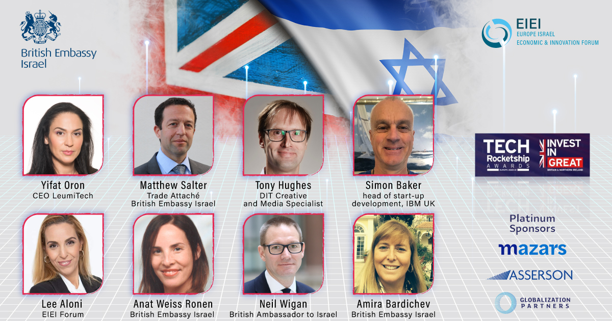 ukinisrael's tweet photo. We are delighted to present our outstanding team of judges for the #TechRocketship Awards semi-finals! This Thursday, they will meet 10 of Israel's finest tech companies and send only 3 of them to Europe, to compete in this exciting programme >> https://t.co/nC4V9TgEdL https://t.co/zGzJoVWT3J