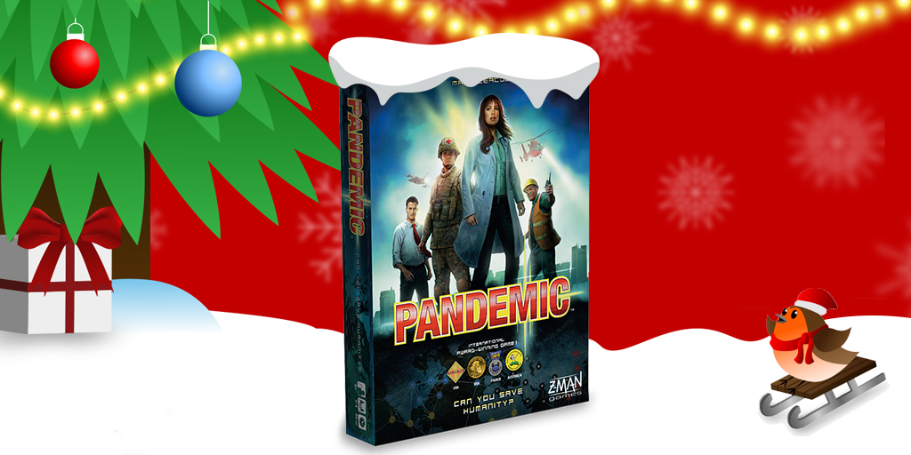 AsmodeeUK's tweet photo. 🎁🎄#BoardGameAdventCalendar 🎄🎁Day 8 is: Pandemic! Simply #RT &amp; #follow us to be in with a chance to #win! This year we’ll pick a winner every day! Open to UK residents only #boardgames #tabletop https://t.co/PmJqT7boZw