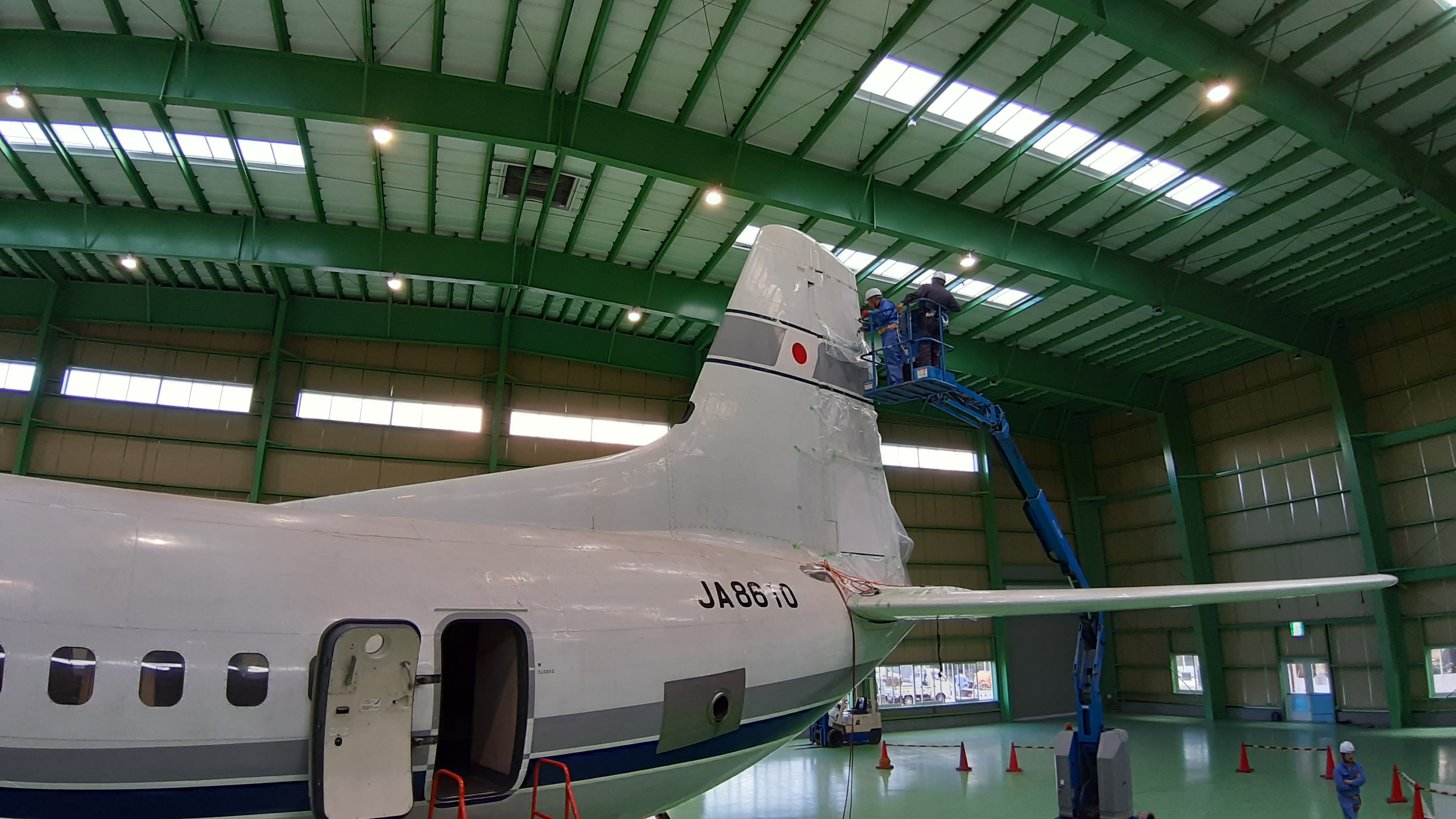国立科学博物館】戦後日本復興の象徴「YS-11」量産初号機公開