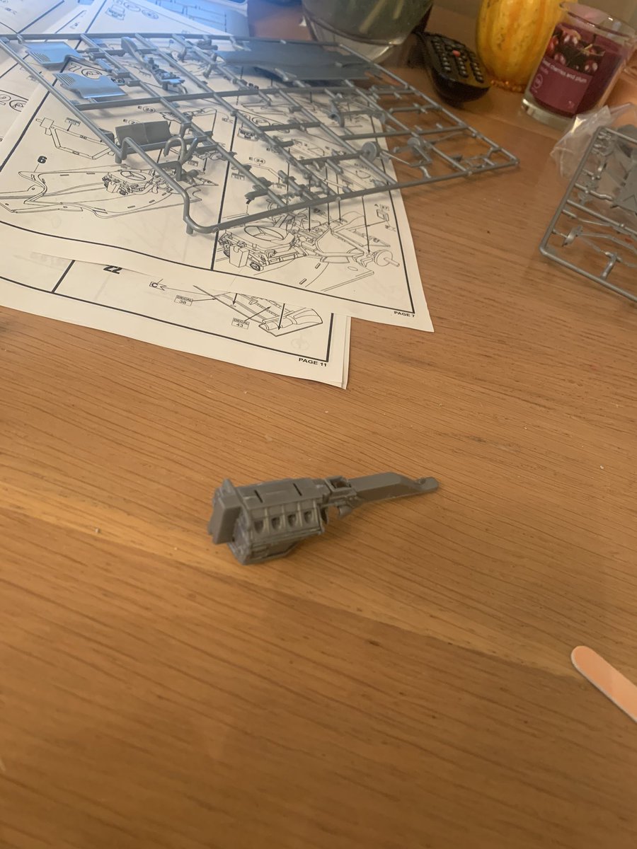 Started with the floor, the engine and the gear box