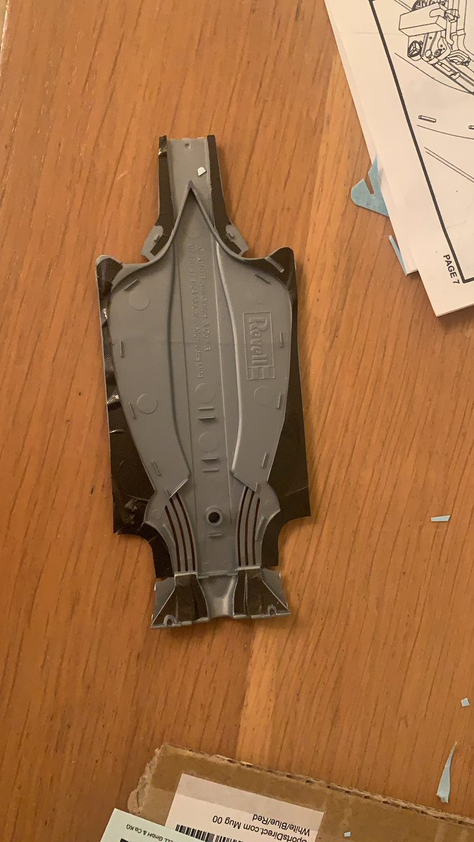 Started with the floor, the engine and the gear box