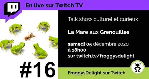 Froggydelight's tweet photo. [TaLK] Retrouvez le sommaire et le replay de La Mare Aux Grenouilles #16 - Talk Show Culturel avec @TOOOD_band @twinsoulsband Oddjob @creepercultuk Fiona Apple @MrBungle Holy Motors, Akira chez @Glenat_Manga Off Prime, The Crown &amp;  @UBJivay etc...
https://t.co/jxPRLJnTv0 https://t.co/ZF3rUDwVYU
