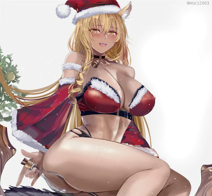 鈴鹿御前〔サンタ 健全〕🎄🎄⛪️🎄🎄 #FGO #fatego #FGOAC 
