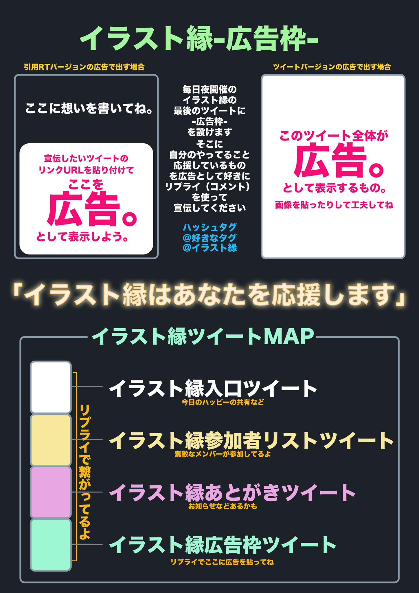 のまひろし イラスト縁 12 8 イラスト縁 7 広告枠 このツイートは 広告 を貼って このツイートにリプを使って あなたの応援してるもの あなたのお店や事業など の宣伝をしてください ハッシュタグは イラスト縁 を入れてね