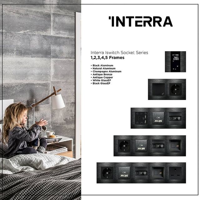 BalkanInterra's tweet image. INTERRA Iswitch Socket Series...!
#interra #Iswitch #socketserie #frames