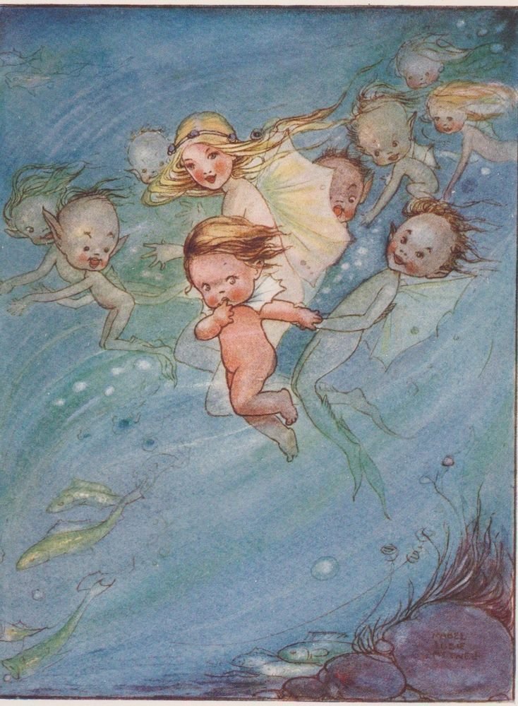 'In fact, the fairies had turned him into a water-baby.
A water-baby? There are no such things.
How do you know that? Have you been there to see? If you had been there to see, and had seen none, that would not prove that there were none.'

-The Waterbabies 

#FairytaleTuesday