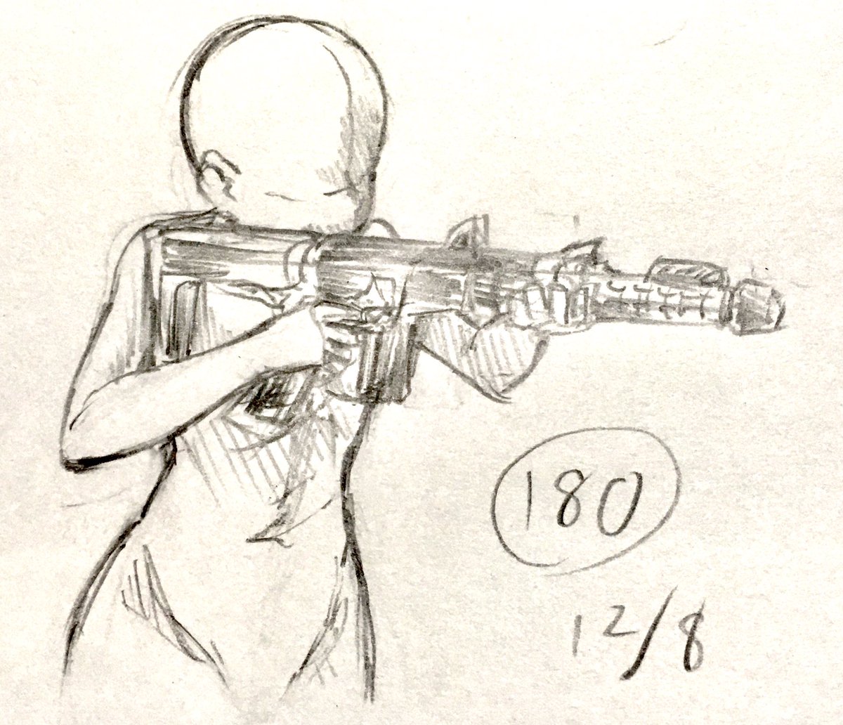 #1日1体素体さん
180日目
ライフル6 