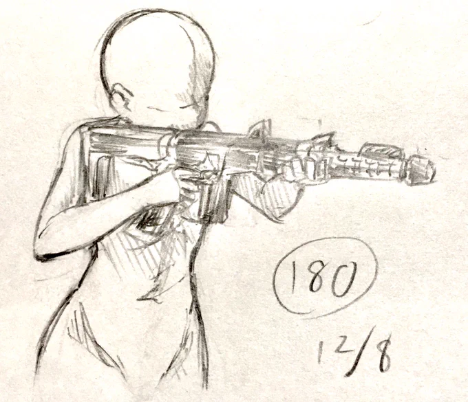 #1日1体素体さん
180日目
ライフル6 