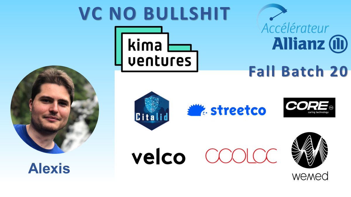 SylvainTh's tweet photo. This afternoon #VCNoBullshit masterclass at @allianzfrance
#Accelerator (@AllianzStartUp) with @ale6_ #VC partner at @kimaventures with the new cohort of the #A17zFamily :
@Citalid @Cooloc_com @CoreForTech @StreetcoApp @VelcoBike @WeMed2🚀 https://t.co/tCX0Rm4WFE