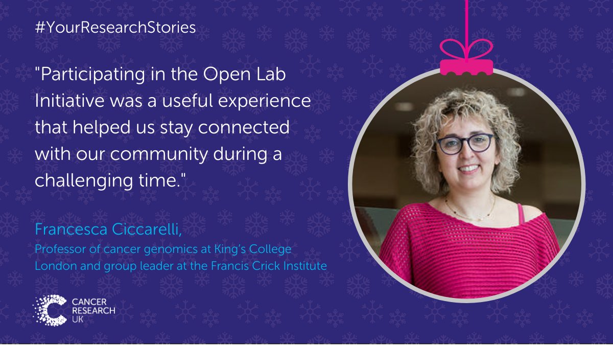 CRUKresearch's tweet image. Firstly, we look back on the #CRUKOpenLab, which connects researchers to generate collaborations. @TheCrick group leader and @KingsCollegeLon professor Francesca (@fcicca) shares an insight of her group’s &apos;wildcard match&apos; with @markowetzlab.

Read on: cancerresearchuk.org/funding-for-re…