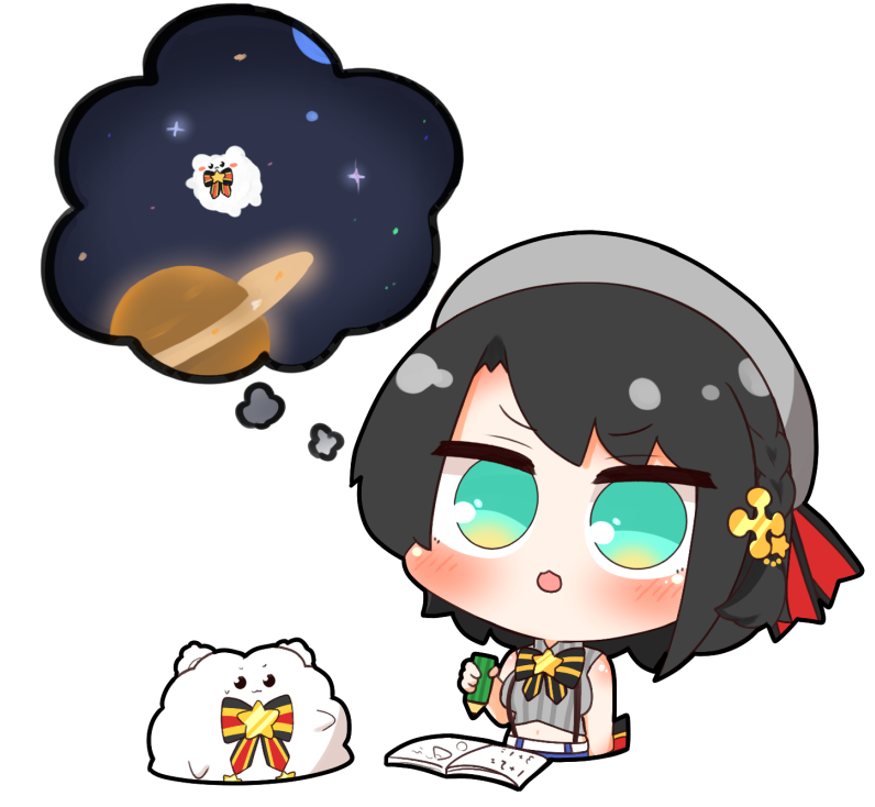 ドライヤー共鳴良かった ホロの伝言ゲーム ぺこらーと 絵かゆ Miko 青眼 昴 のイラスト