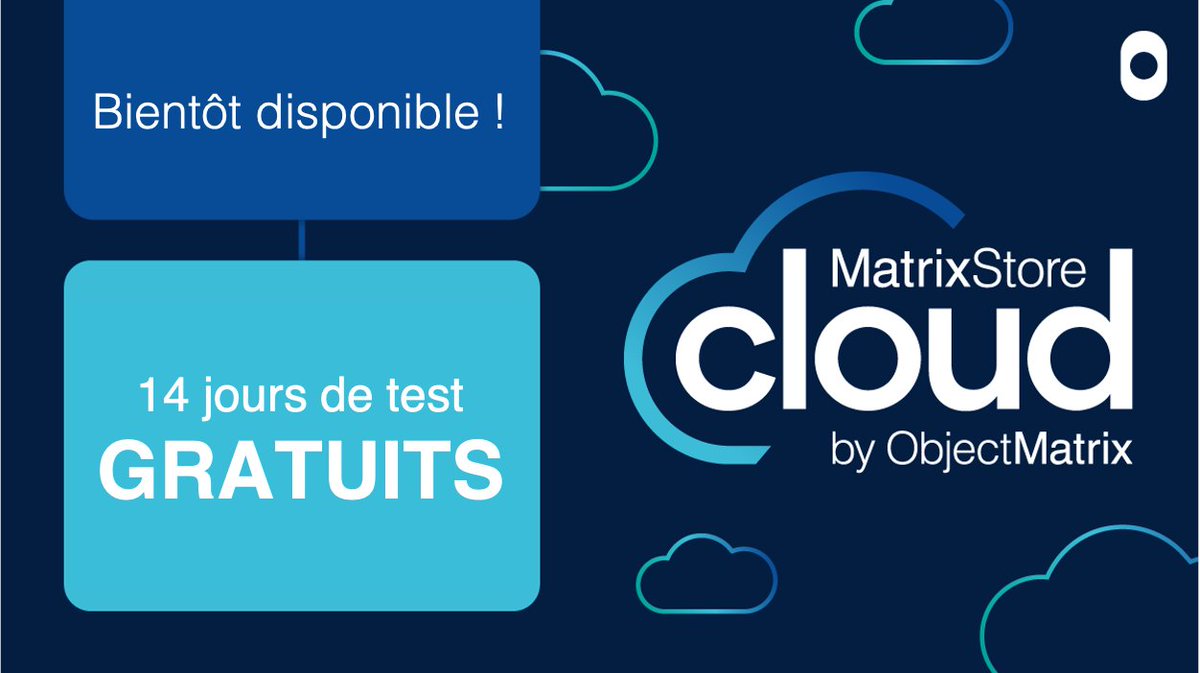 IVORY_France's tweet photo. [COMMUNIQUE DE PRESSE]
@Object_Matrix annonce l’extension de son service MatrixStore Cloud en France et aux États-Unis, début 2021.
➡️  https://t.co/ZvtJog4jpe

#MatrixStoreCloud #Cloud #CloudPublic #StockageObjet
En collaboration avec @CineSysio &amp; @IVORY_France https://t.co/6siylAJGZn