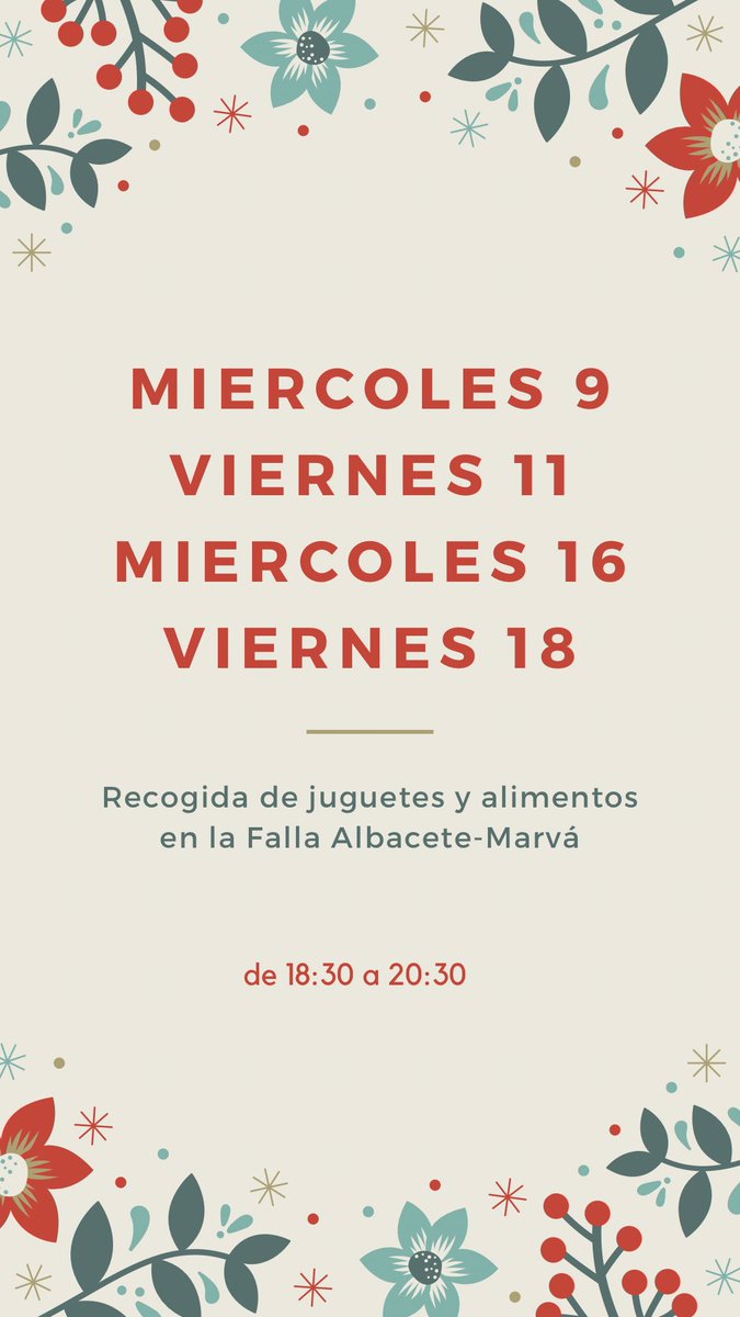 ¡¡Mañana empieza nuestra campaña de recogida de alimentos y juguetes, os esperamos en el casal!!