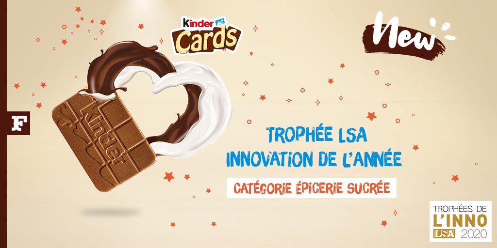 FerreroFr's tweet photo. 🆕 #KinderCards sacré parmi les meilleures innovations de l'année par @LSAconsommation 🏅
#LSAInno
https://t.co/JCvIzDSkWJ https://t.co/r4oYvjDQid