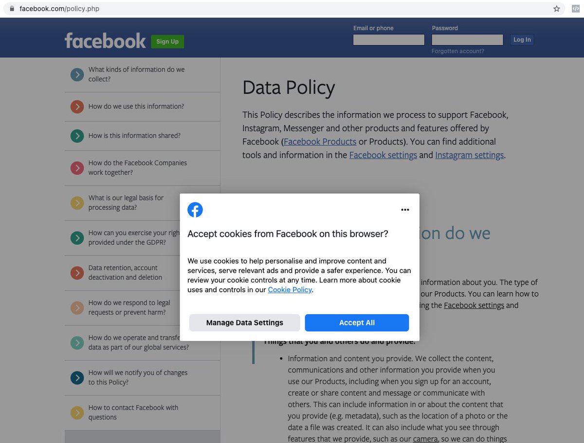 Almost done. You have Framework Partners and Google Partners. There's also, Non-Framework Partners (Twitter & FB) that "require you to opt-out directly through their privacy policies (click on each partner below) to limit their use of your data." Maybe the  @DPCIreland 