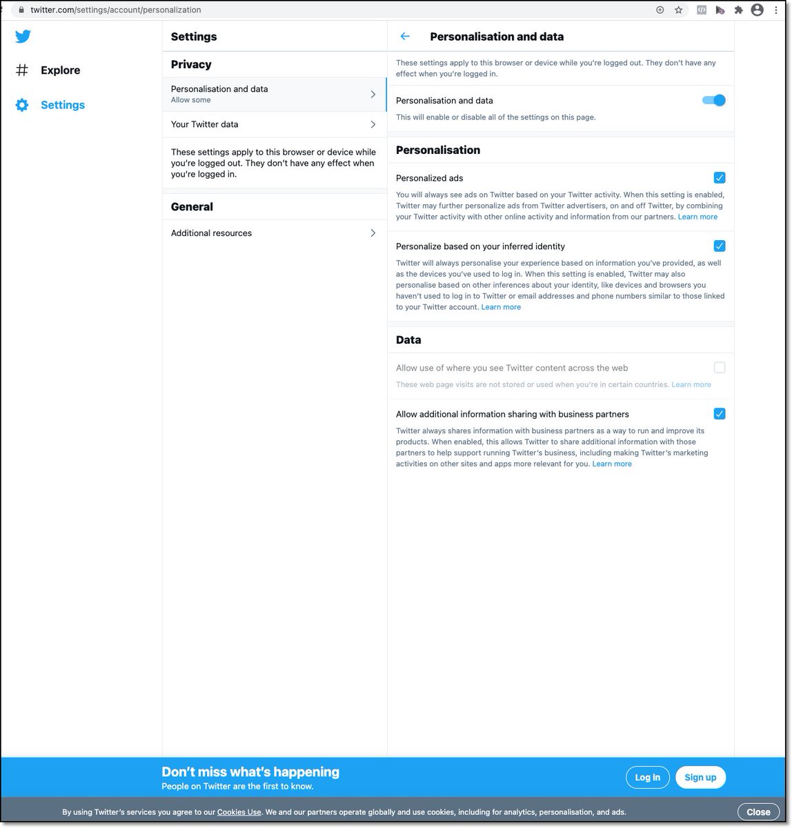 should also look at the privacy options of Twitter and Facebook that people are directed to when seeking to opt-out of ad tracking, profiling and targeting on techcrunch?  @DPCIreland EOT