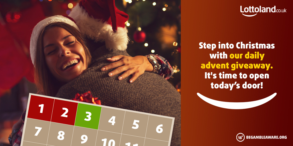 🎁 Delightful deals behind every door! ✨ Get in the seasonal spirit with our exclusive Christmas countdown advent calendar: lottoland.co.uk/advent2020?pid… 

#AdventCalendar