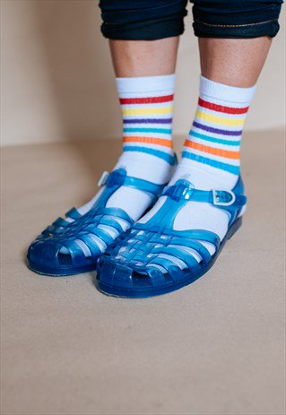 Number 48Jelly sandals. Yes you did.