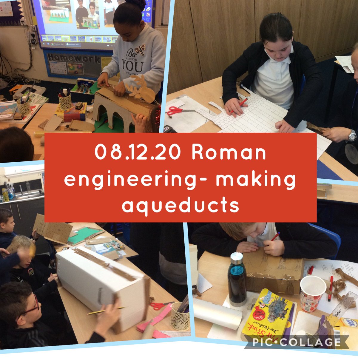 malin_Y56's tweet photo. A bonus fun morning with Mrs Turner making aqueducts https://t.co/Ur4XLRFDAL
