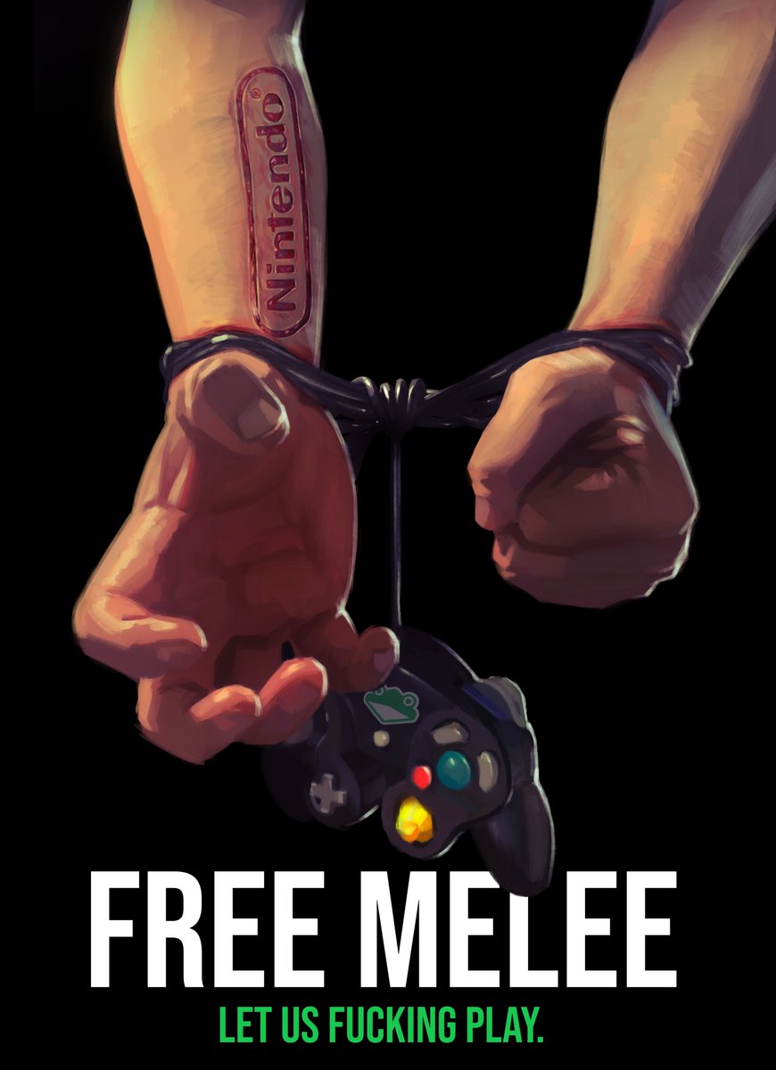 Installment #2, 1 more to go. No explanation needed.

#FreeMelee #SaveSmash #SmashBros #SaveSplatoon #FreeSplatoon  #SmashbrosMelee
#Nintendo #Slippi #FuckNintendo