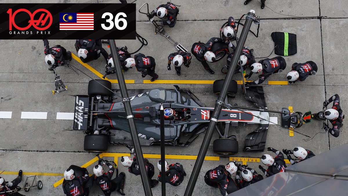 P7 for Romain in Belgium, then P9 in Singapore, as our points scoring run continues in 2017  #HaasF1  #Haas100