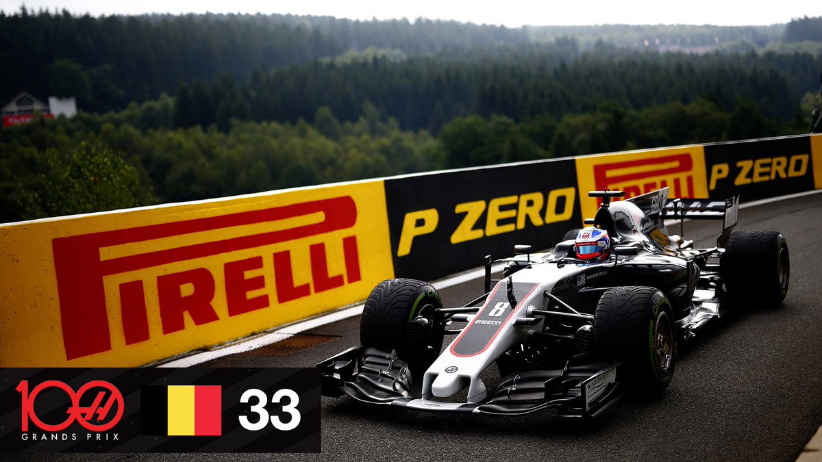 P7 for Romain in Belgium, then P9 in Singapore, as our points scoring run continues in 2017  #HaasF1  #Haas100