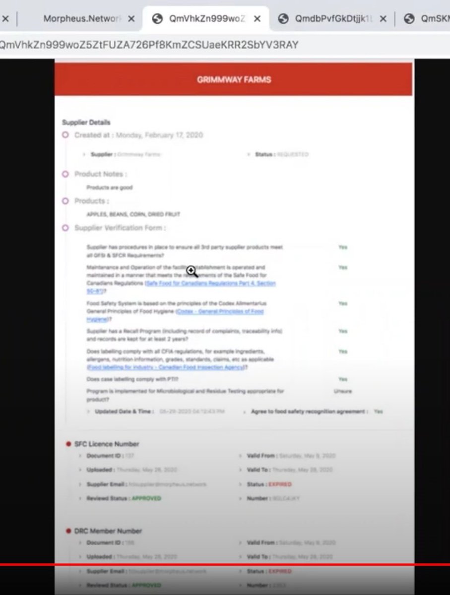 "Also another little gem... In the same video is this export certificate form Grimmway Farms..". So..what does this picture shows us...look at the following tweet: