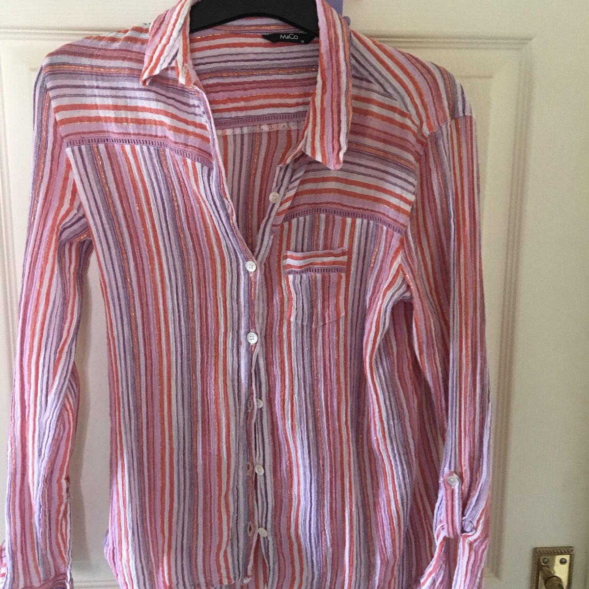 Number 47The cheesecloth shirt. 3 washes max before total disintegration.