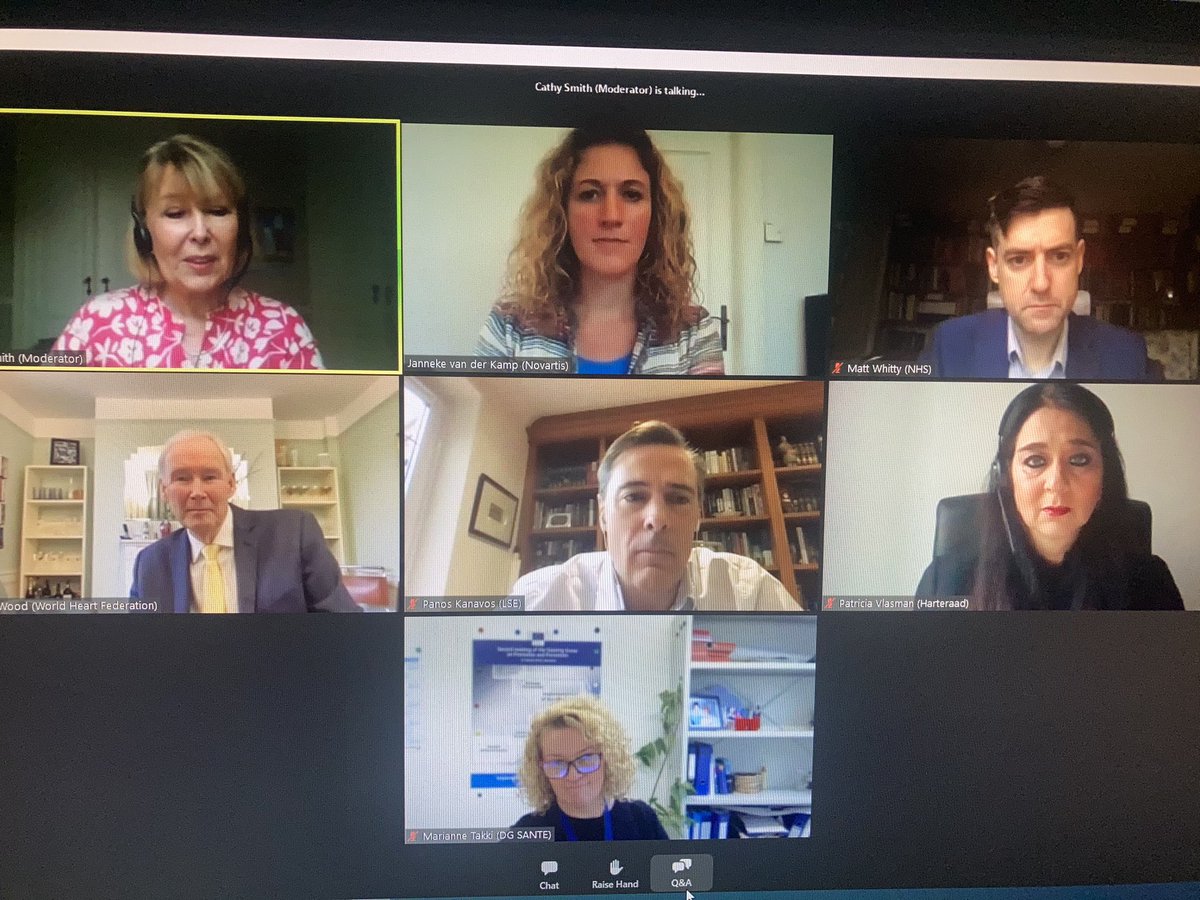A critical discussion by multi-stakeholder panelists about #CVD on #EU #Europe level. Political leadership, partnerships, synergies, keeping health high on political agenda, coordinated, targeted care delivery, disease specific vs #NCD #PatientsVoice  #QuestionsInspireSolutions