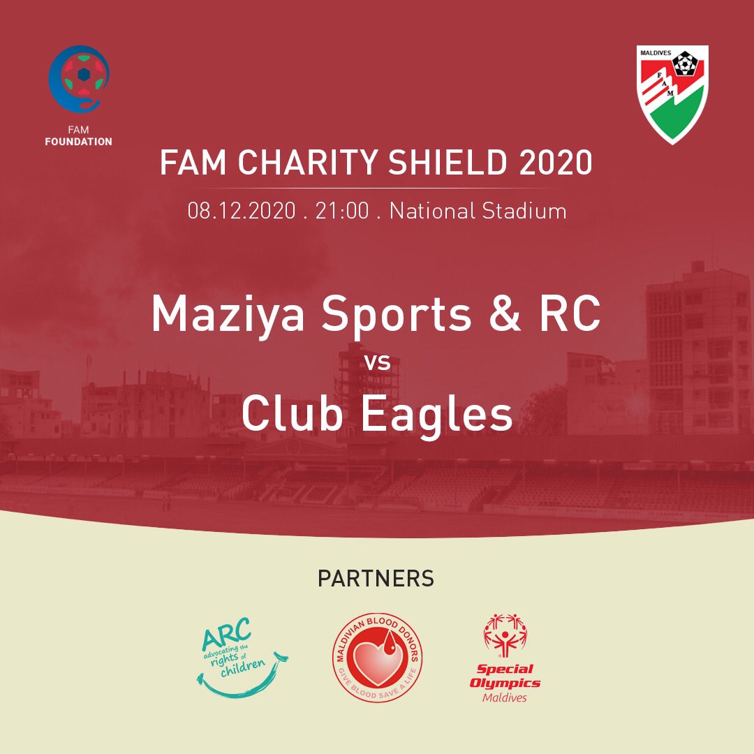 Proceeds from this year's Match will go to our Partners <a href="/ARC_maldives/">ARC</a>, <a href="/SolympicsMV/">Special Olympics Maldives</a>, <a href="/mbdmv/">MaldivianBloodDonors</a> in support of the good work they are doing in serving vulnerable children, youth &amp; families.

#FAMFoundation #ForABetterFuture #PitchForInclusion #PlayItForward #FootballCares