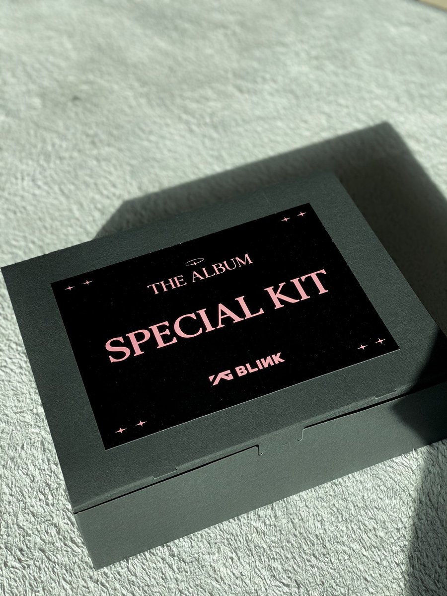 📮: THE ALBUM SPECIAL KIT was sent to BLACKPINK OFFICIAL BLINK