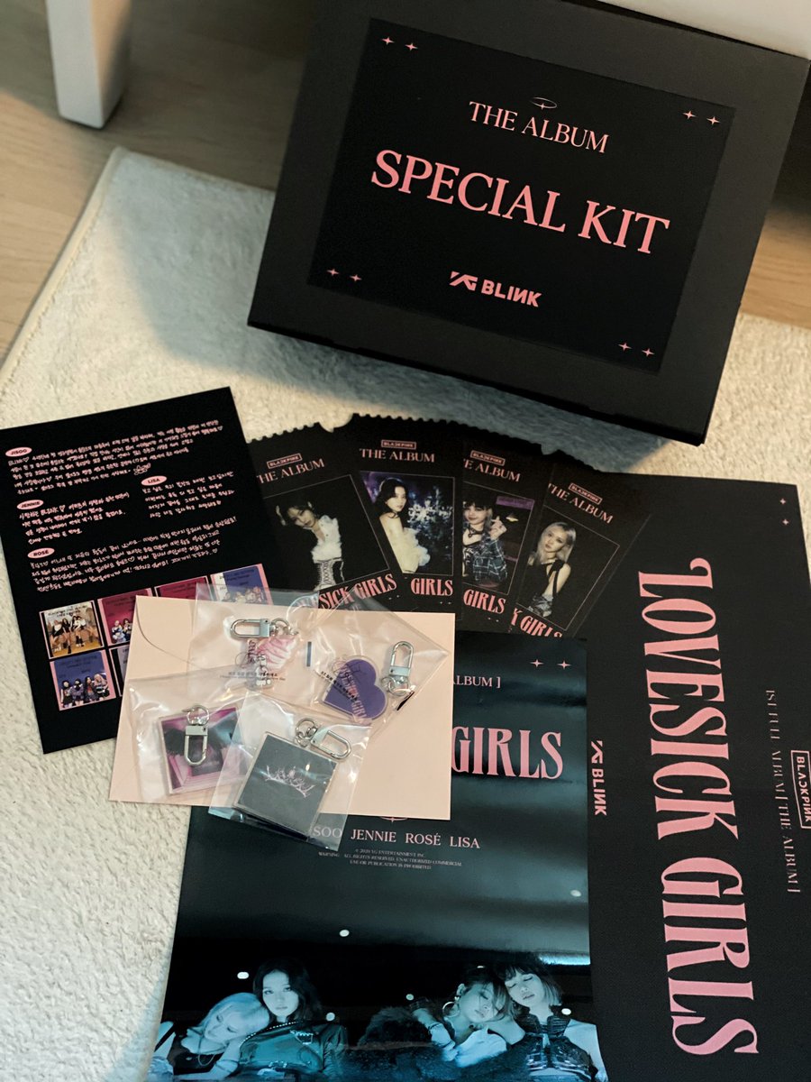 📮: THE ALBUM SPECIAL KIT was sent to BLACKPINK OFFICIAL BLINK