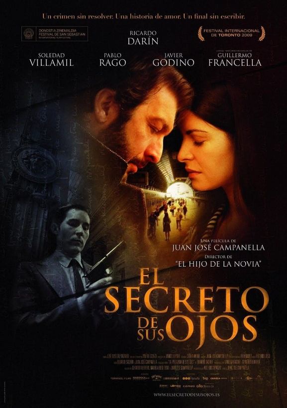 El Secreto de Sus Ojos. Quality movie! That elevator scene.. pfff. The romance of the two colleges was played really well, a little bit over the top maybe. Not so much a who done it, but it keeps you guessing all the time where they are going with this. Ending is satisfying. 