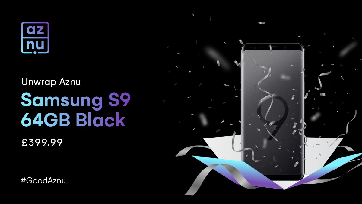 aznumobile's tweet photo. Which epic Aznu handset will you be unwrapping this Christmas? π
Check out the 64GB Samsung S9 in black π₯
#UnwrapAznu exclusively at @Argos_Online and #JointheRefurbolution today!
#samsung #s9 #smartphones #refurbishedphone #goodaznu https://t.co/ePBV8JD749