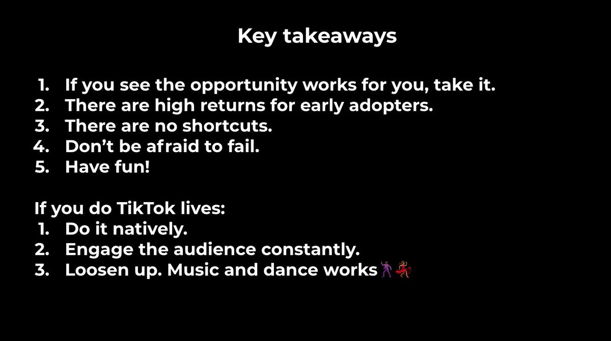 So far, our TikTok journey has been refreshing.Here are some key takeaways for  #EuroPCom-If you see the opportunity works for you, take it.-There are high returns for early adopters.-There are no shortcuts.-Don’t be afraid to fail.-Have fun!Thanks for having us,  @EU_CoR!
