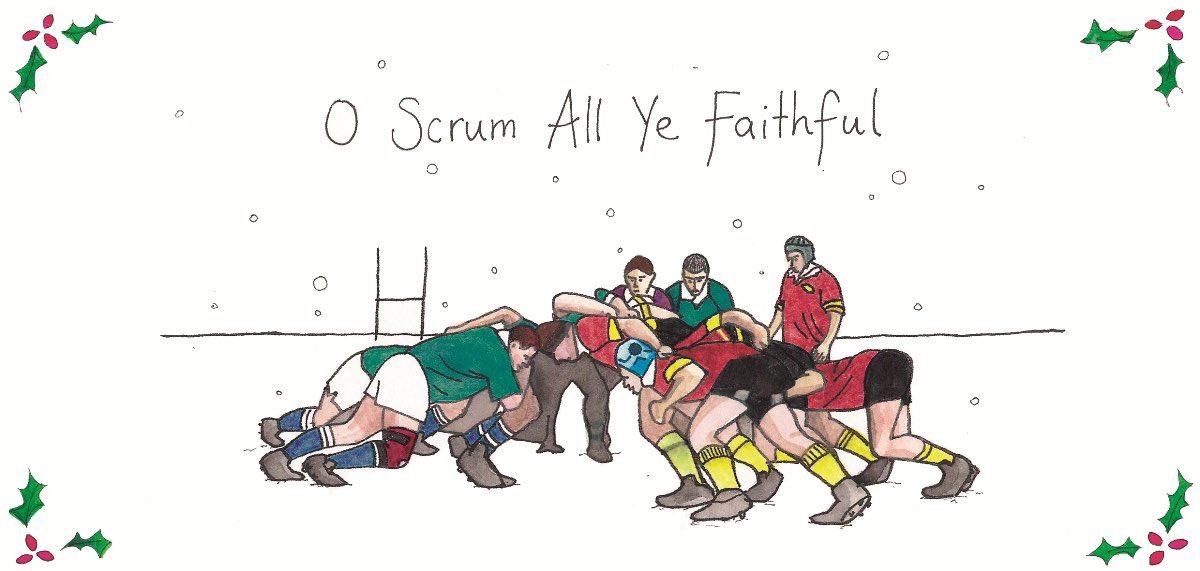 Hambofoundation's tweet photo. Friends of the Foundation LooseHeads Rugby have launched their 2020 range of Christmas cards with all profits going to the Foundation and junior grassroots rugby. Perfect for all your rugby loving friends and family! Available online now at https://t.co/3Ms9ehPIdj #getbusyliving https://t.co/aDlf6rwpO9