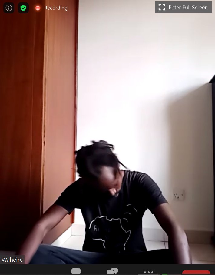 KenyaApa's tweet photo. All work and no play makes Jack a dull boy, we have to play just a little bit at The APA Week 2020. It is never  a dull moment! Yoga Class in session by the Headspace team.

#apaweek2020 #apaweek #takeontomorrow #beonestepahead https://t.co/VjEBCnbPPg