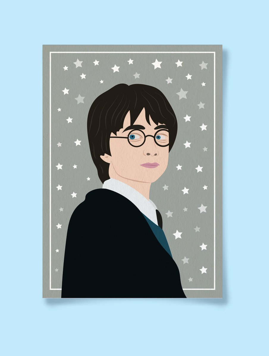 CatMortonDesign's tweet photo. The boy who lived. Who’s your favourite Harry Potter character? #illustrator #HarryPotter #catmortondesign https://t.co/aXzX9mxpfw