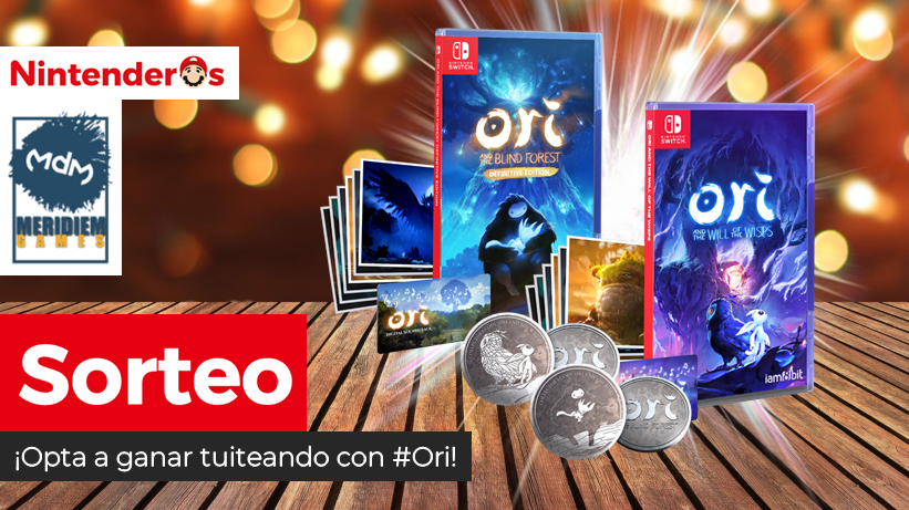 Nintenderos's tweet photo. ¡Sorteamos este pack de ediciones físicas de Ori and The Blind Forest Definitive Edition y Ori and the Will of the Wisps!

➡ Sigue a @MeridiemGames y @Nintenderos 
➡ RT aquí
➡ Tuitea sin límite de tuits con el hashtag #Ori

¡Suerte! - https://t.co/TGiupH31xQ https://t.co/1yefUBsWRE