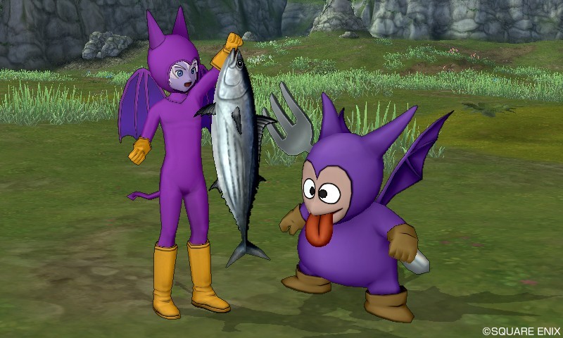 黒竜王 ロス そうなんですよ まさかの釣りもできるのですがふ W こんなのが釣れるの ってのもありますねがふふ W ちなみに今ドラクエ10で釣れる種類は140種類こえてますにゃがふ W ベビタンちゃんに食べさせないとにゃがふふ W