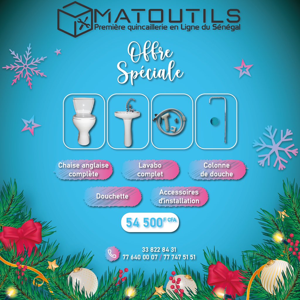 MatOutilsPro's tweet photo. Bienvenue en Décembre 🥶 😃 🎉 
Mois des fêtes 🥳 
Mois du bonheur 😊 
Mois des cadeaux 🎁 🎄 🤶 
Faites vous plaisir avec cette offre de 54500 que nous renouvelons pour vous faire plaisir.  🧰 
#Matoutils #decembre2020 https://t.co/hxpR7aDOwh